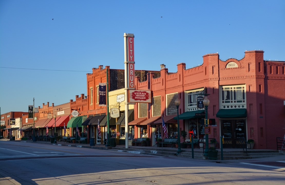Voyage au Texas - Une balade dans le quartier de Grapevine - Amplitudes