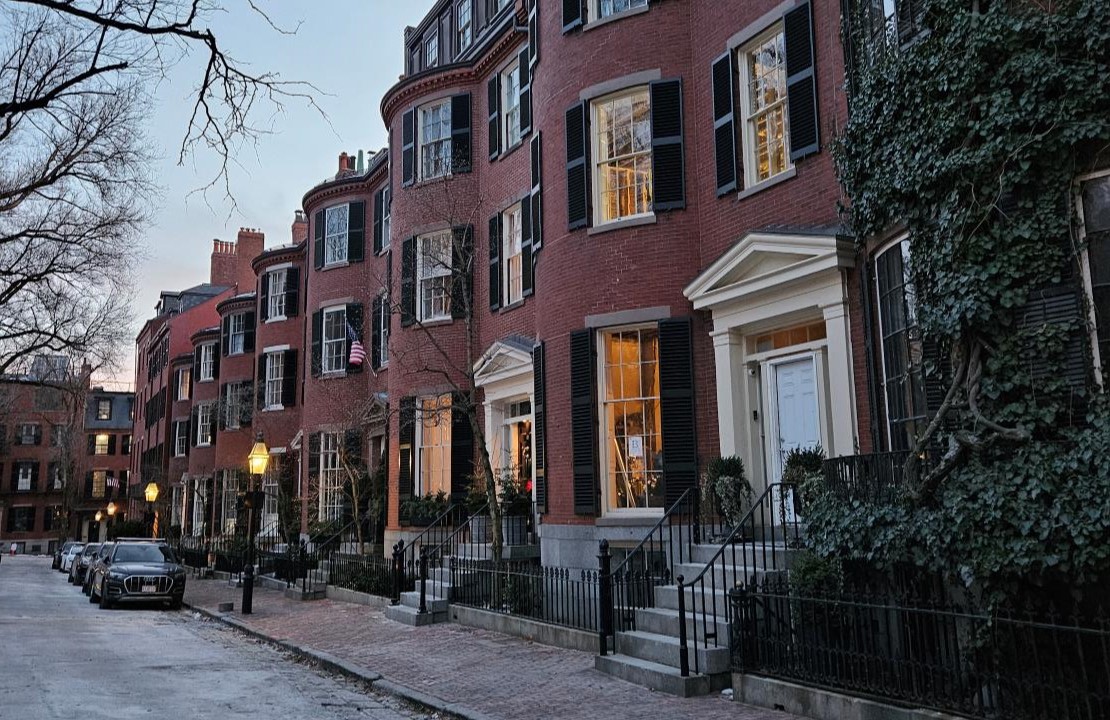 Voyage aux États-Unis - Promenade dans un quartier de Boston pour célébrer l'année - Amplitudes