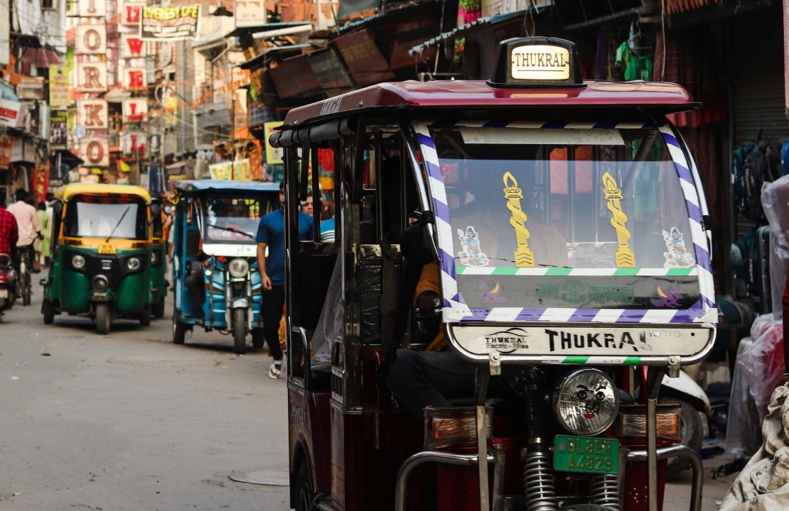 Un premier voyage en Inde - les célèbres rickshaws de New Delhi - Amplitudes