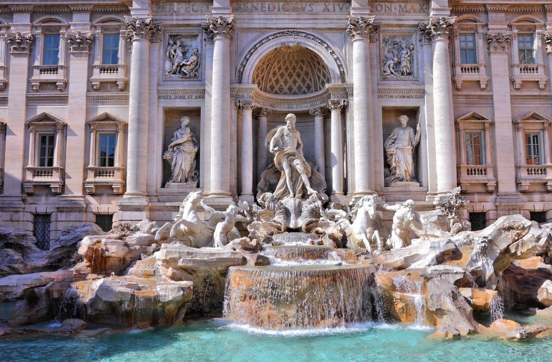 Voyage de 4 jours en Italie - la fontaine de Trevi, dans la ville de Rome - Amplitudes