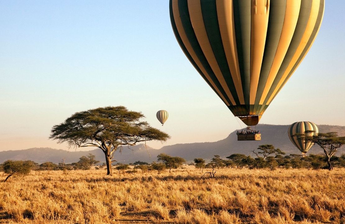 Safari d'exception au Kenya - Balade en montgolfière à travers les plaines du parc national du Serengeti - Amplitudes