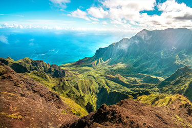 panoramique photo paysage hawai hawaii etats-unis

