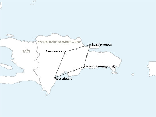 itineraire du voyage