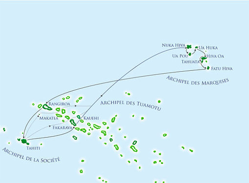 itineraire du voyage