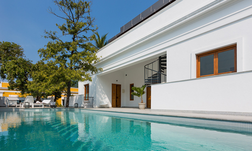 voyage_inde_pondichery_hotel_piscine_la_villa