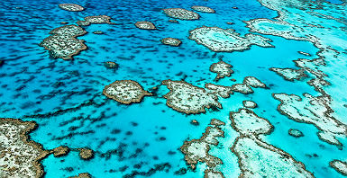 Australie - Vue sur la grande barrière de corail à Queensland