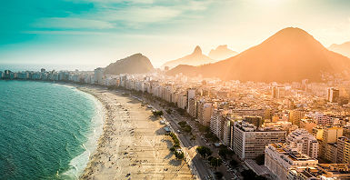 Copacabana à Rio de Janeiro - Brésil