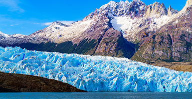 Chili - Glacier grey au parc national Torres del Paine