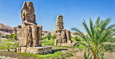 Colosses de Memnon, Louxor - Egypte