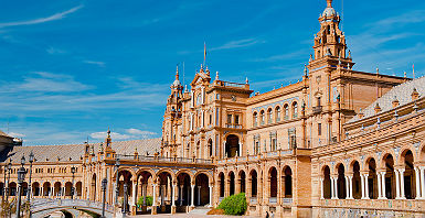 La place d'Espagne à Séville - Espagne