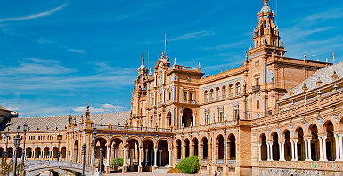 La place d'Espagne à Séville - Espagne