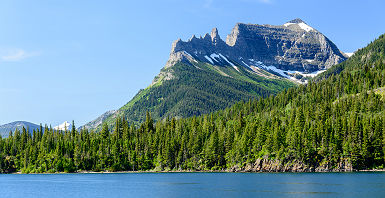 Etats-Unis - Traversée en bateau du parc national de Waterton Lakes au Canada vers le parc national de Glacier au Montana