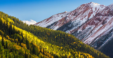 Colorado - Vue sur la montagne à Telluride