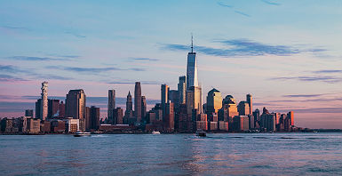 Skyline de la baie de New York