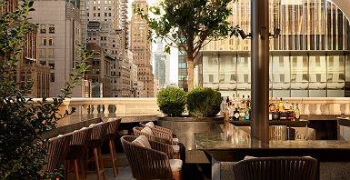 aman new york - terrace