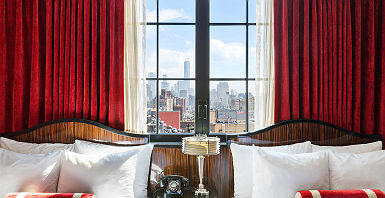 Walker Hotel Greenwich Village - Chambre Double avec vue sur la ville de New York