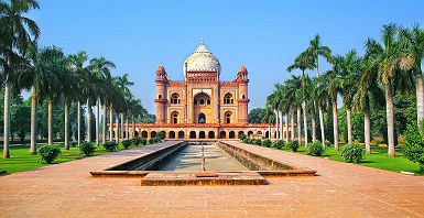 Inde - Tombe de Safdarjung à Delhi style architectural mongolien