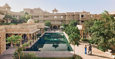 Six Senses Fort Barwara - rani-bagh-courtyard