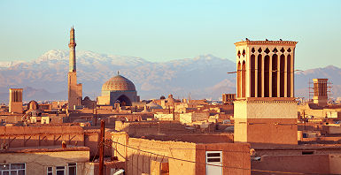 Iran - Vue sur la vieille ville de Yazd
