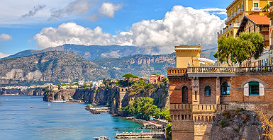 Campanie - Vue sur la côte de Sorrento