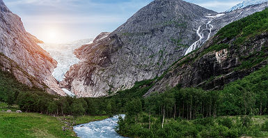 Glacier Briksdal - Norvège