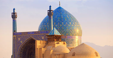 Asie Centrale - Vue sur la mosquée Shah