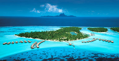 Polynésie - Vue sur le Tahaa island resort & spa