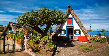 Île Madère - Maison traditionnelle colorée