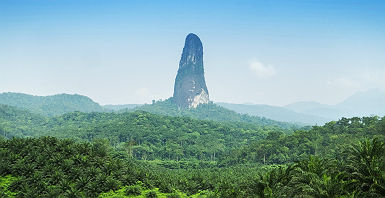 Pico Cão Grande à Sao Tome et Principe