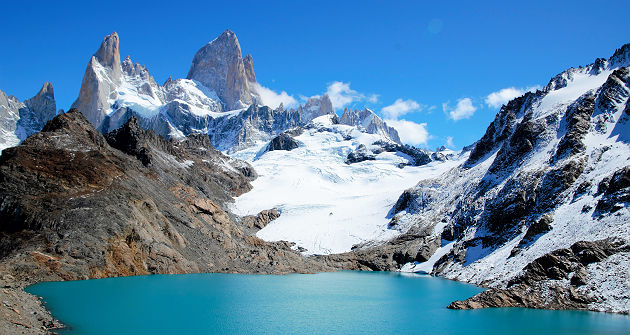Argentine - Vue sur la lagune de Los Tres Trek à El Chalten