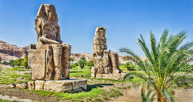 Colosses de Memnon, Louxor - Egypte