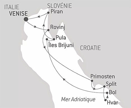 itineraire du voyage