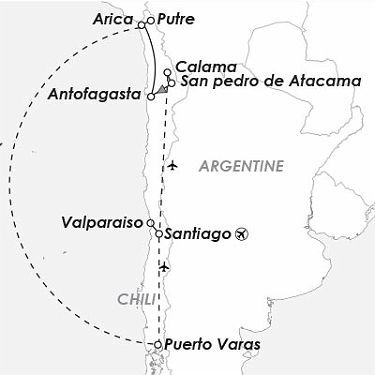 itineraire du voyage