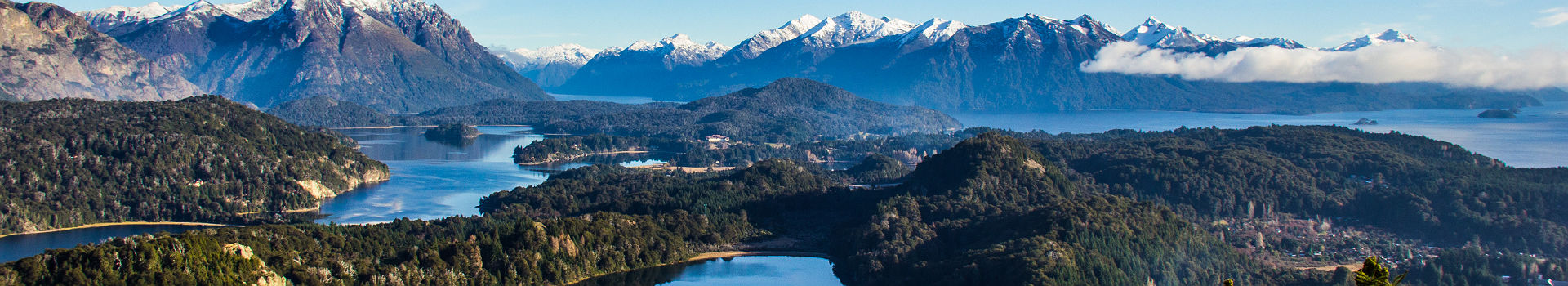 Argentine - Vue sur le lac depuis le point d'observation Cerro Campanario au parc national Nahuel Huapi