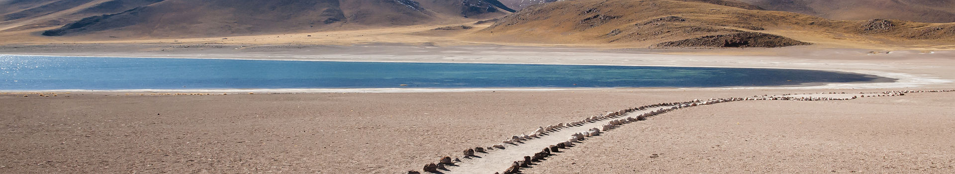 Chili- Volcans dans le désert d'Atacama