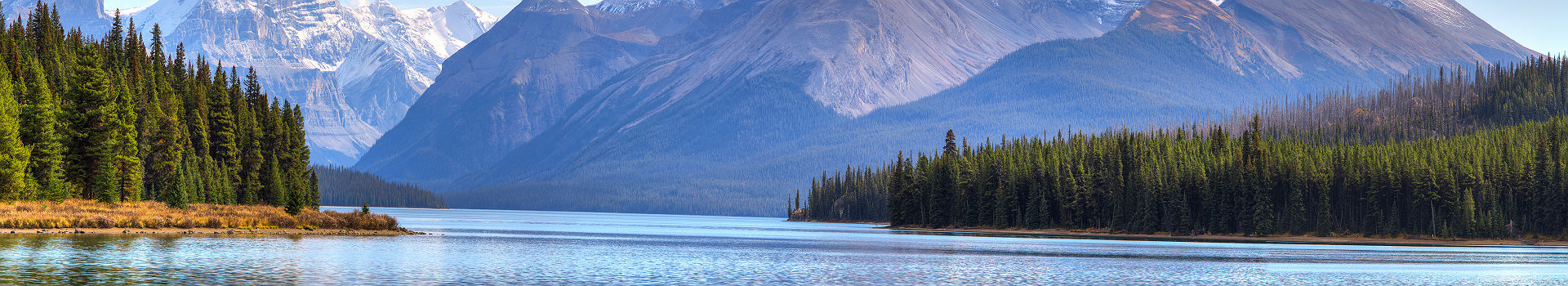 Le Lac Maligne au Parc national de Jasper - Canada