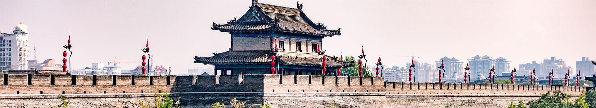 Chine - Vue sur la muraille de la ville de Xi'an