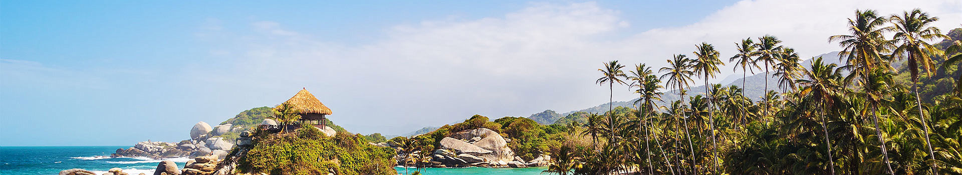 Plage dans la parc de Tayrona