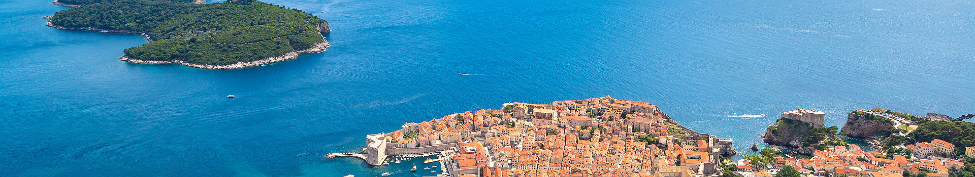 Montenegro - Vue sur la citadelle de Dubrovnik