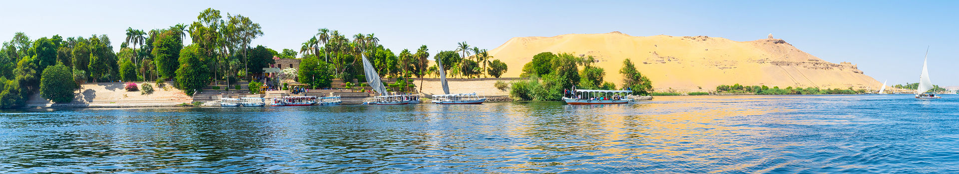 Jardin aux abords du Nil - Egypte