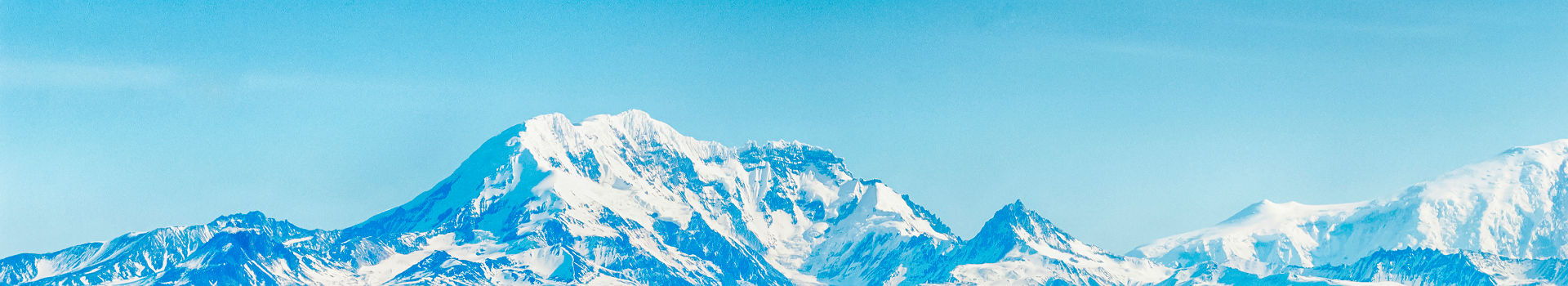 Alaska - Vue sur la montagne Wrangle