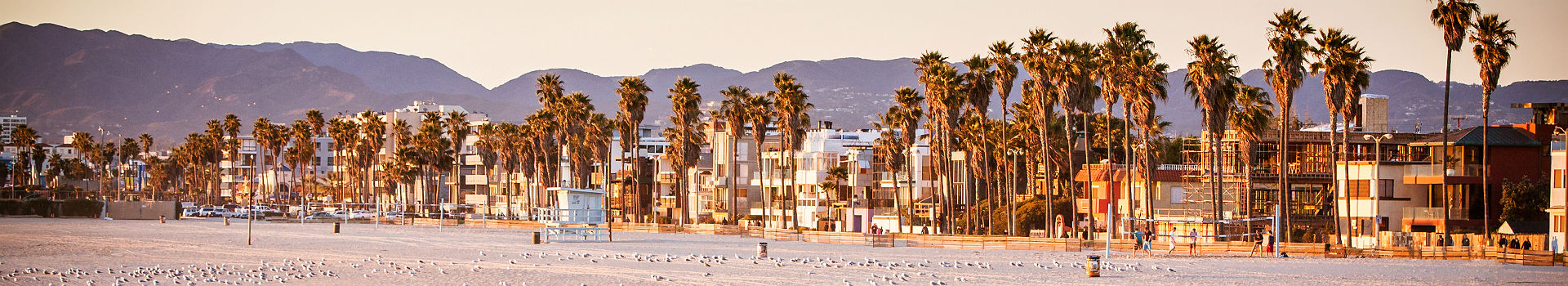 Santa Monica Beach , Los Angeles en Californie - Etats Unis