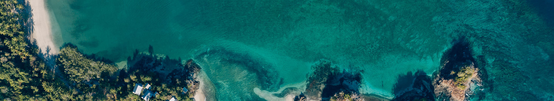 Islas Secas, vue de drone