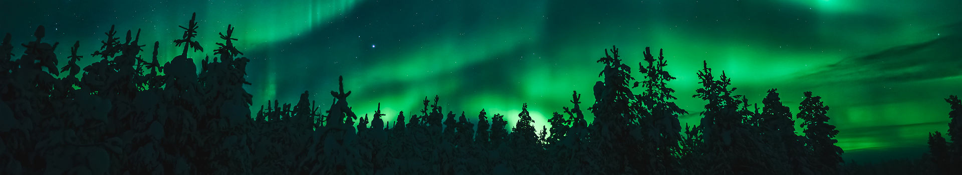 Aurore boréale en Finlande