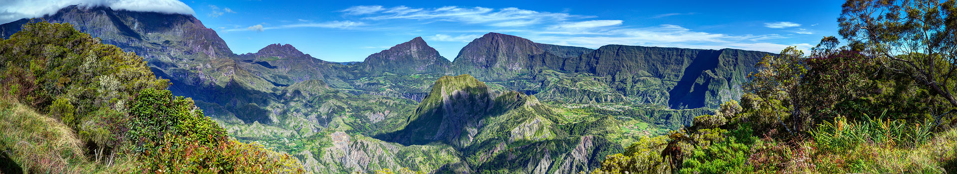 Cirque de Salazie sur L'Ile de La Réunion
