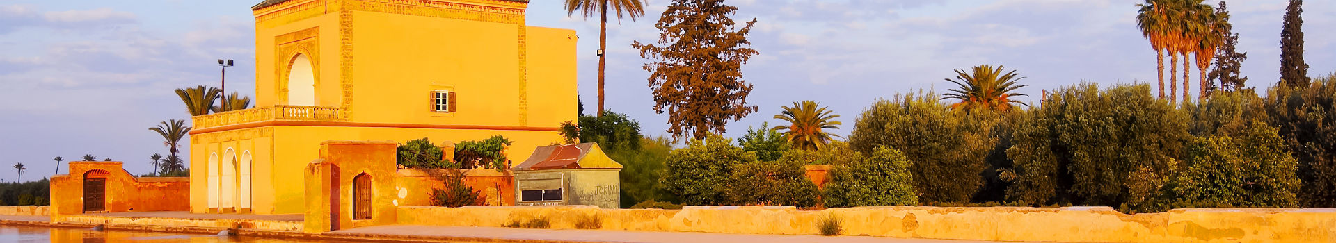 Jardin Ménara à Marrakech, Maroc