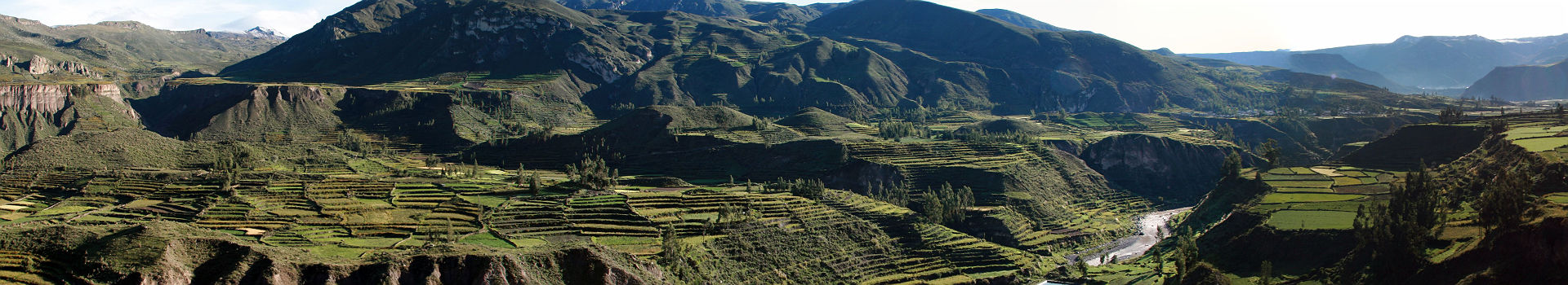 La vallée du Colca et son Canyon à Arequipa, au Pérou