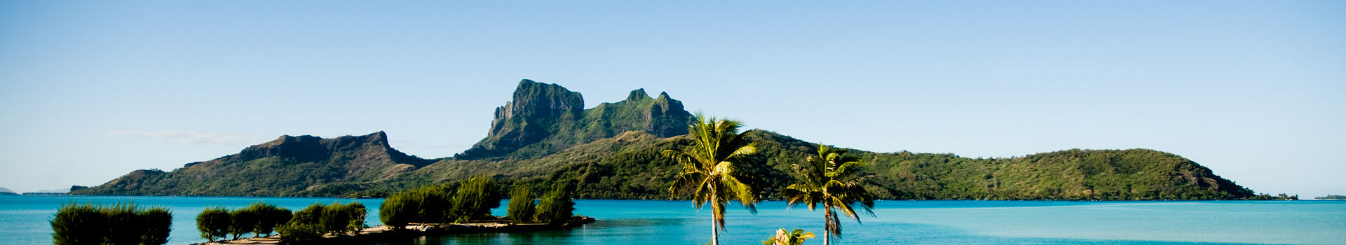 Polynésie - Vue sur l'île de Bora Bora