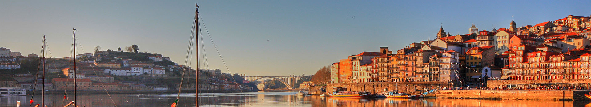 Vue de Ribeira à Porto