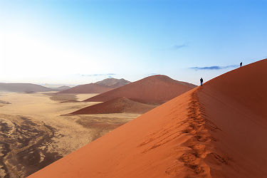 Namibie - Randonnée sur les dunes du désert de Namib, Sossusvlei